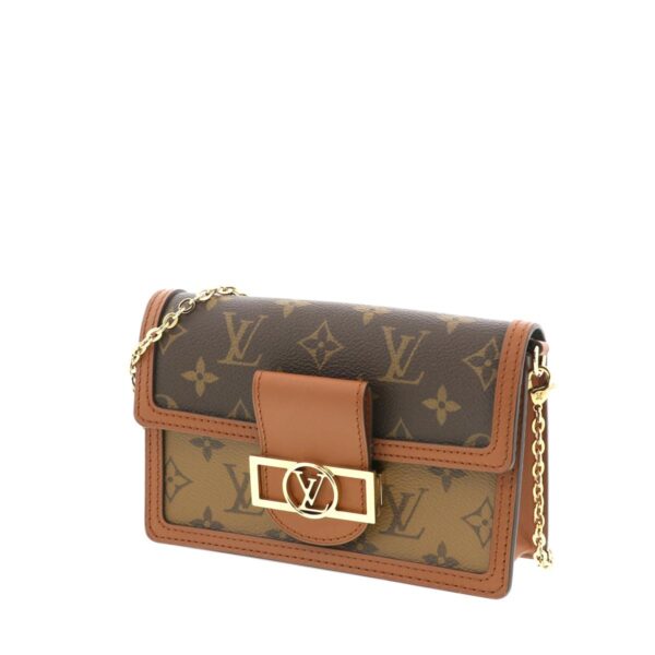 1240002012059 2 Louis Vuitton Portfolio Dauphin Shoulder Bag Monogram Reverse