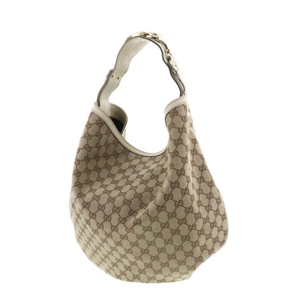 1240002012245 2 Gucci GG Canvas One Shoulder Bag Beige