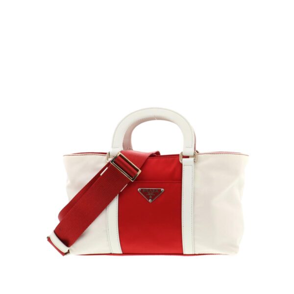 1240002012401 1 Prada 2way Handbag White