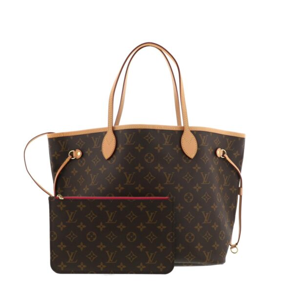 1240002012534 1 Louis Vuitton Neverfull MM Tote Bag Monogram Pivoine