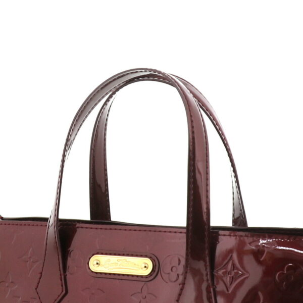 1240002012570 3 Louis Vuitton Wilshire PM Handbag Vernis Rouge Fortist