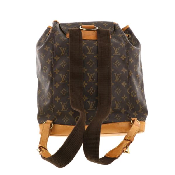 1240002012716 3 Louis Vuitton Montsouris Rucksack Monogram Brown