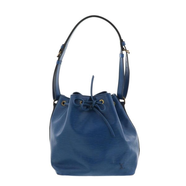 1240002012932 1 Louis Vuitton Noe Shoulder Bag Epi Toledo Blue