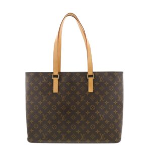 1240002013142 1 Goyard Saint Louis Junior Canvas Tote Bag Black Brown