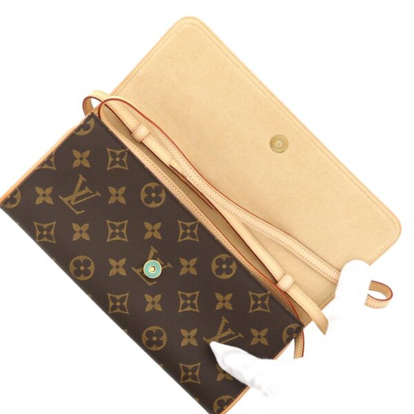 1240002013236 5 Louis Vuitton Pochette Twin GM Clutch Bag Monogram