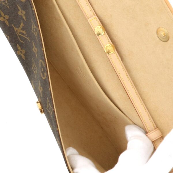 1240002013236 6 Louis Vuitton Pochette Twin GM Clutch Bag Monogram