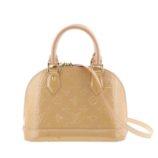 1240002013280 1 Louis Vuitton Alma BB Handbag Vernis Rose Angelique