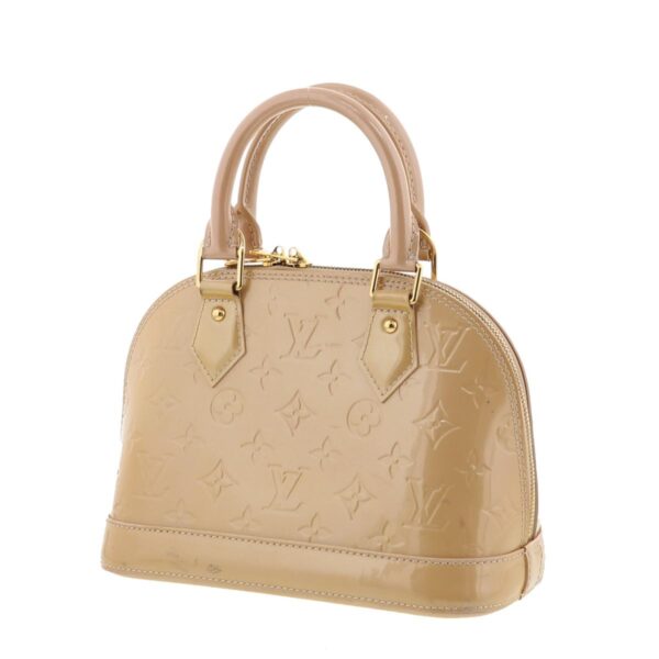 1240002013280 2 Louis Vuitton Alma BB Handbag Vernis Rose Angelique