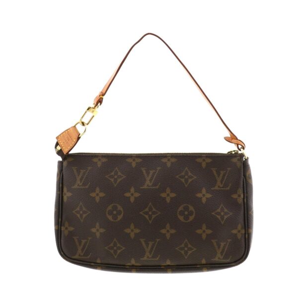 1240002013607 1 Louis Vuitton Pochette Accessory Clutch Monogram Brown