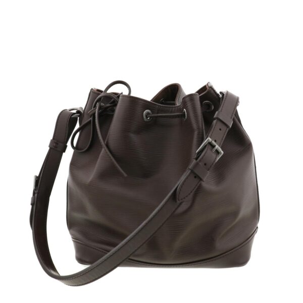 1240002013613 1 Louis Vuitton Petit Noe Drawstring Bag Epi Brown