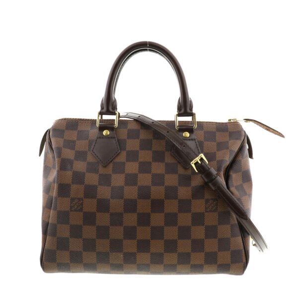 1240002013616 1 Louis Vuitton Speedy 25 Bag Damier Ebene