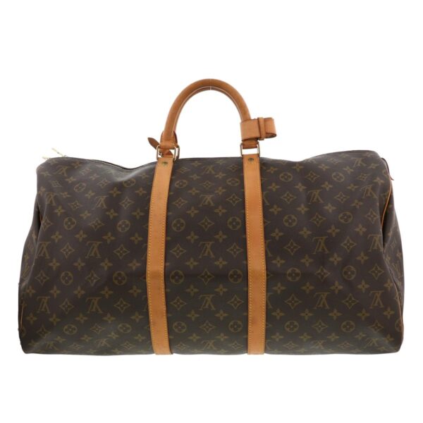 1240002013711 4 Louis Vuitton Keepall 55 Bag Monogram Brown