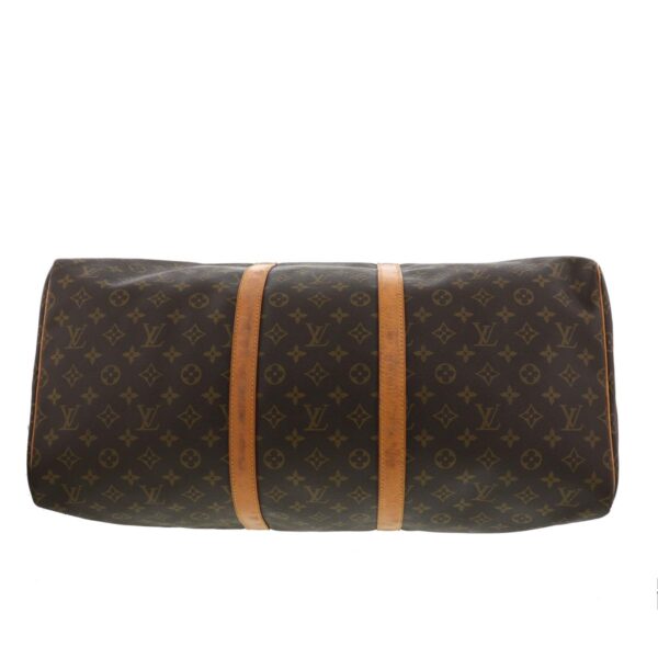 1240002013711 5 Louis Vuitton Keepall 55 Bag Monogram Brown