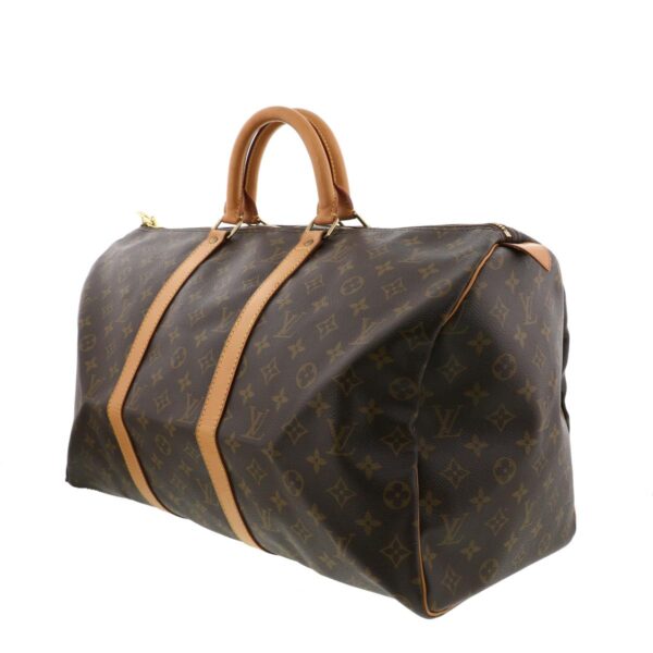 1240002013875 2 Louis Vuitton Keepall 50 Bag Monogram