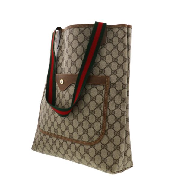 1240002013885 2 Gucci Sherry Line Tote Bag Beige