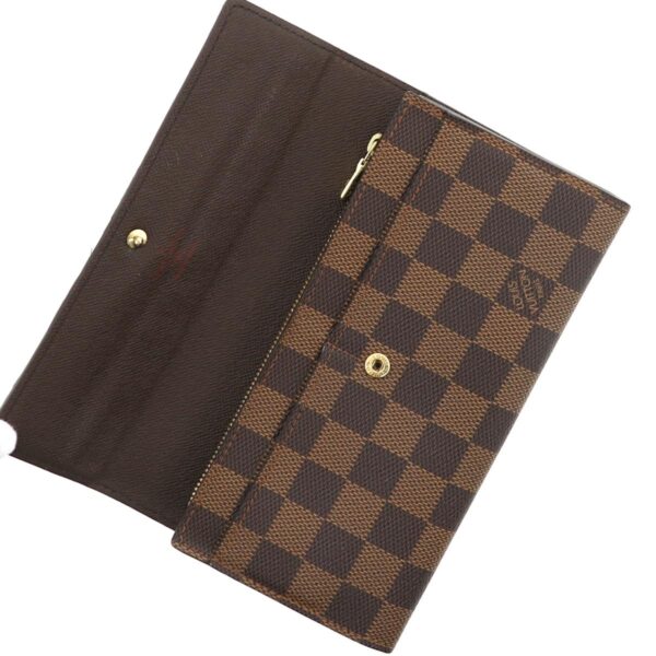 1240002014115 4 Louis Vuitton Portefeuille Sarah Wallet Damier Ebene