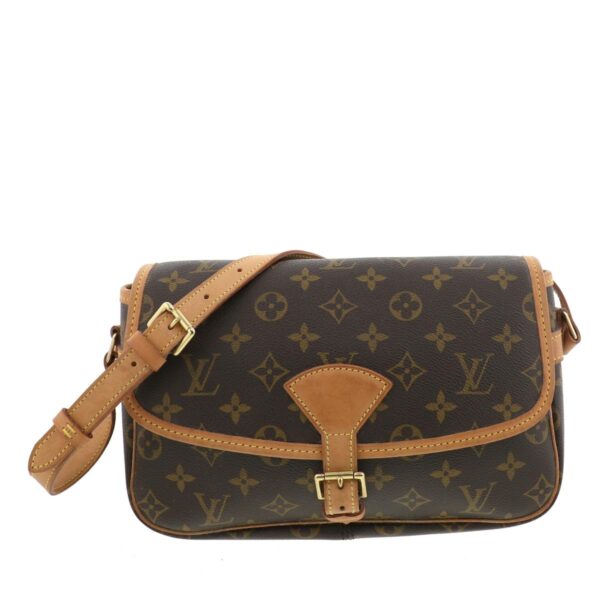 1240002014213 1 Louis Vuitton Sologne Shoulder Bag Monogram Brown