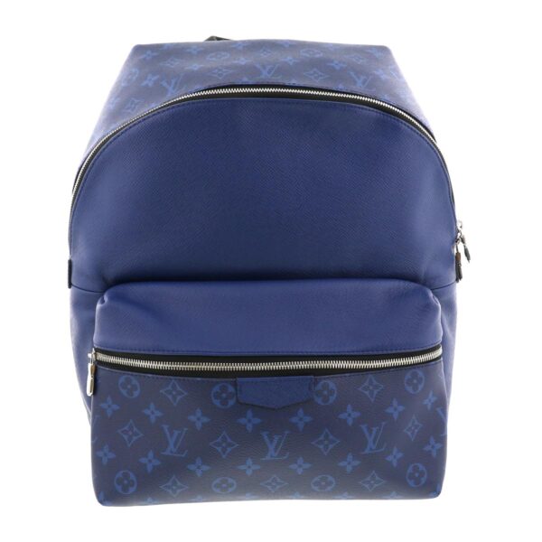 1240002014292 1 Louis Vuitton Discovery Backpack Monogram Taiga Cobalt