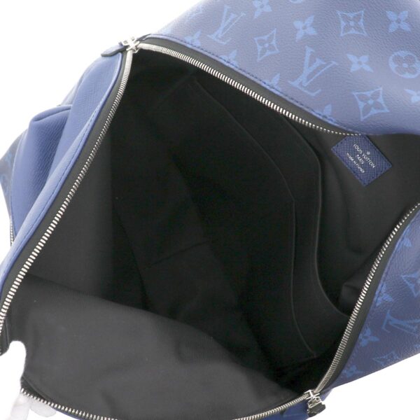 1240002014292 6 Louis Vuitton Discovery Backpack Monogram Taiga Cobalt