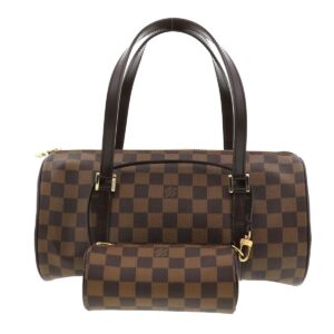 1240002014414 1 Louis Vuitton Sac Plat Tote Bag Damier Canvas Brown