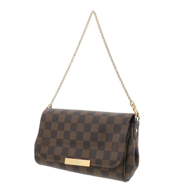 1240002014684 2 Louis Vuitton Favorite PM Shoulder Bag Damier Ebene