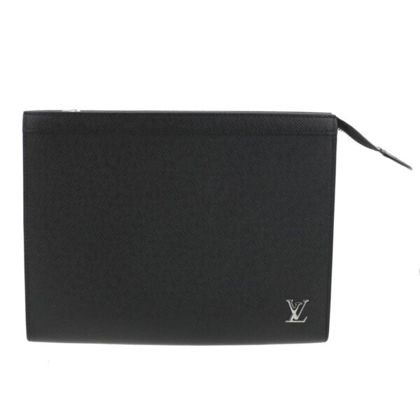 1240002015016 1 Louis Vuitton Pochette Voyage Bag Taiga Noir