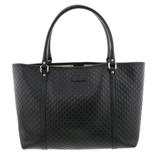 1240002015037 1 Gucci Micro Gucci Shima Tote Bag Black