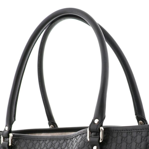 1240002015037 3 Gucci Micro Gucci Shima Tote Bag Black