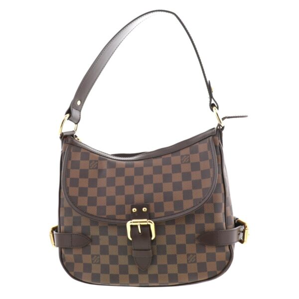 1240002015134 1 Louis Vuitton Highbury Shoulder Bag Damier Ebene Brown