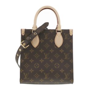 1240002015218 1 Gucci Handbag GG Canvas Leather Beige Brown