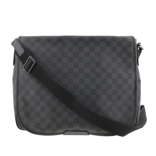 1240002015311 1 Louis Vuitton Daniel GM Shoulder Bag Damier Graphite