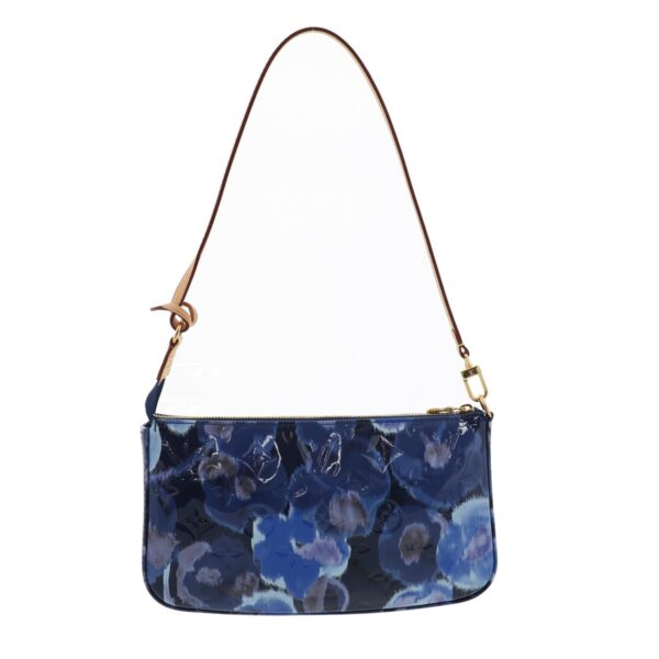 1240002015385 4 Louis Vuitton Pochette Accessory Ikat Flower Bag Vernis Grand Blue