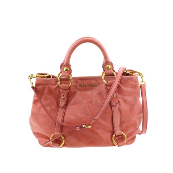 1240002015469 1 Miu Miu 2way Handbag Pink