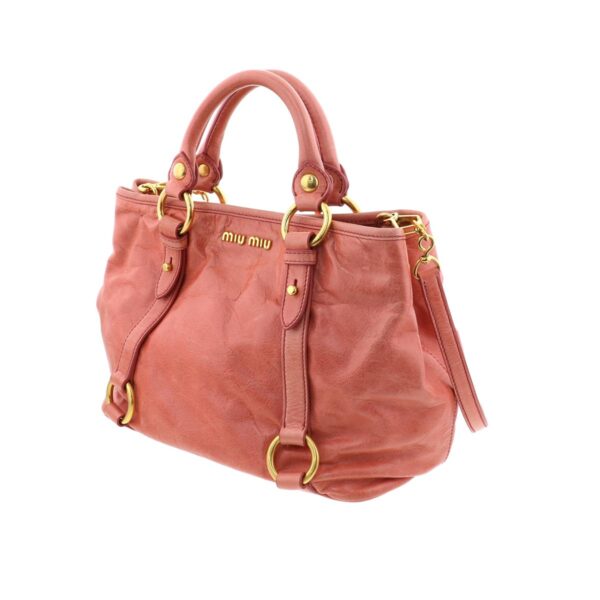 1240002015469 2 Miu Miu 2way Handbag Pink