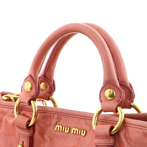 1240002015469 3 Miu Miu 2way Handbag Pink