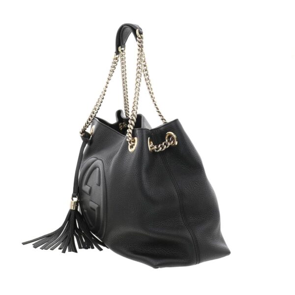 1240002015641 2 Gucci Soho Chain Shoulder Bag Black