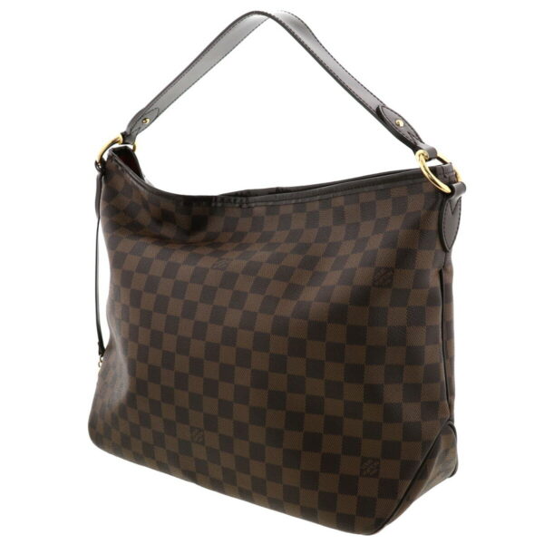 1240002016468 2 Louis Vuitton Delightful MM Shoulder Bag Damier Ebene Brown