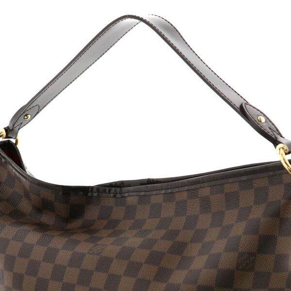 1240002016468 3 Louis Vuitton Delightful MM Shoulder Bag Damier Ebene Brown