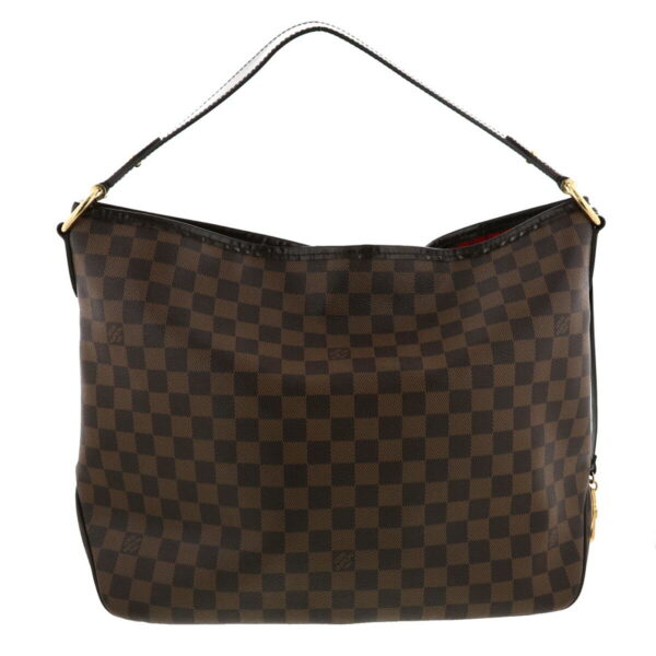 1240002016468 4 Louis Vuitton Delightful MM Shoulder Bag Damier Ebene Brown