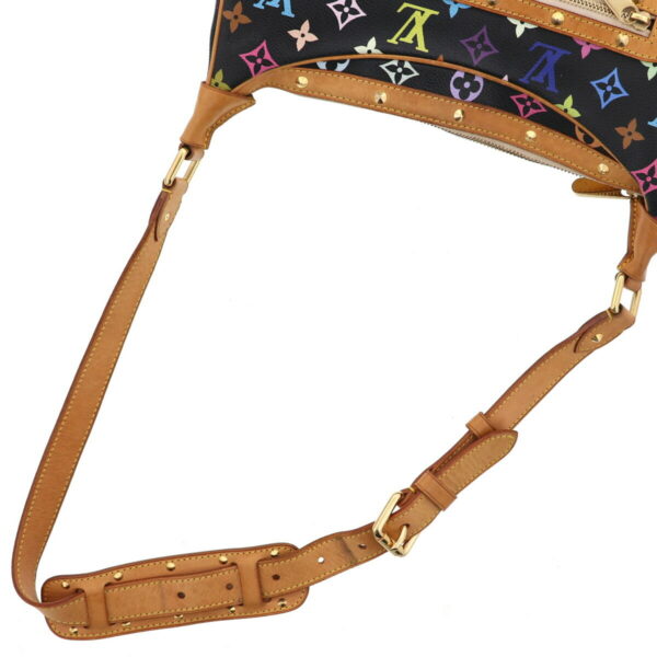 1240002016782 5 Louis Vuitton Brownie Shoulder Bag Monogram Multicolor Black