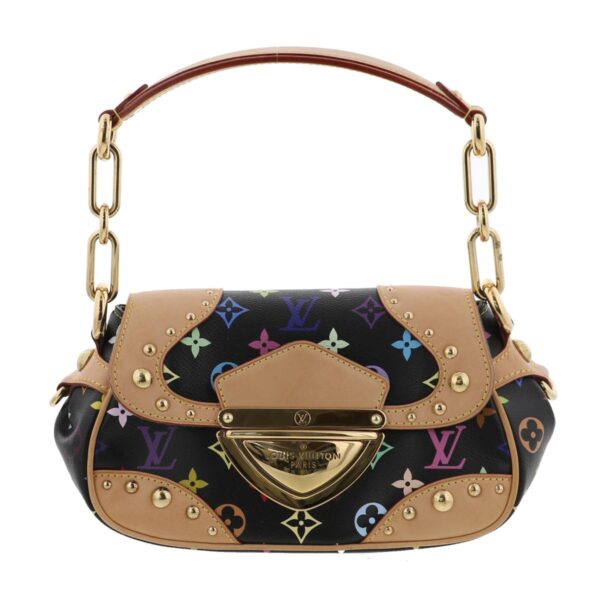 1240002017066 1 Louis Vuitton Marine Shoulder Bag Monogram Multicolor Black