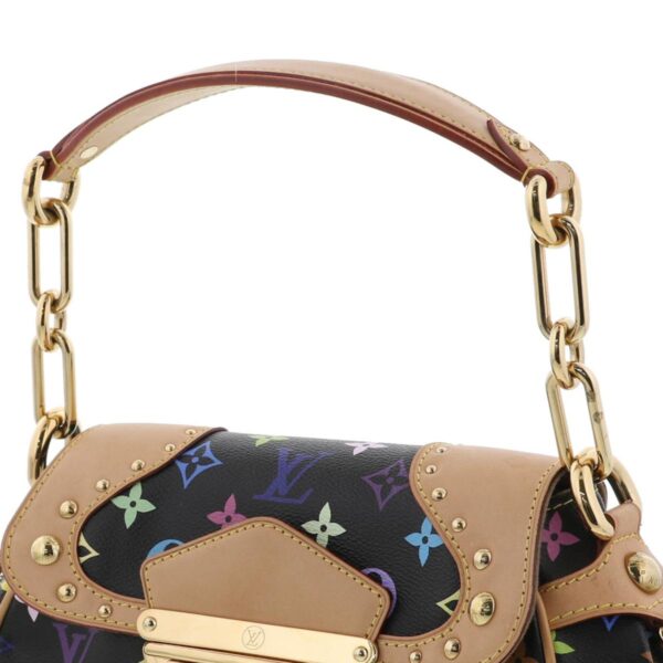 1240002017066 3 Louis Vuitton Marine Shoulder Bag Monogram Multicolor Black