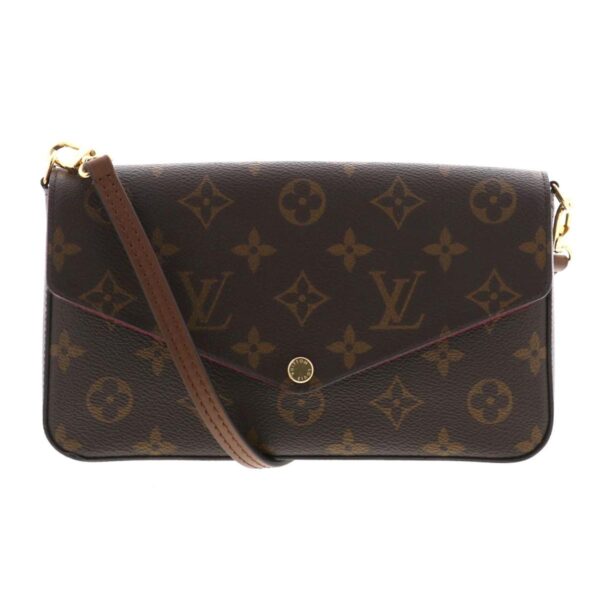 1240002017274 1 Louis Vuitton Pochette Felicie Wallet Monogram Canvas