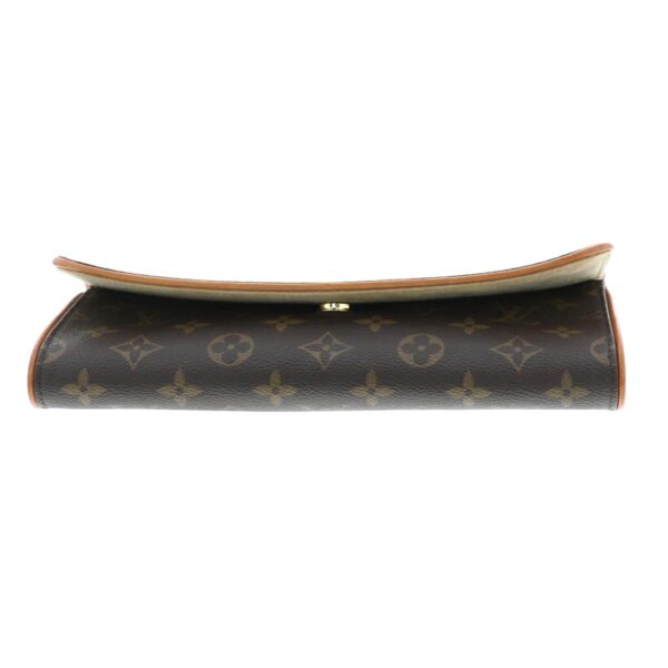 1240002017341 4 Louis Vuitton Pochett Twin GM Clutch Monogram Brown