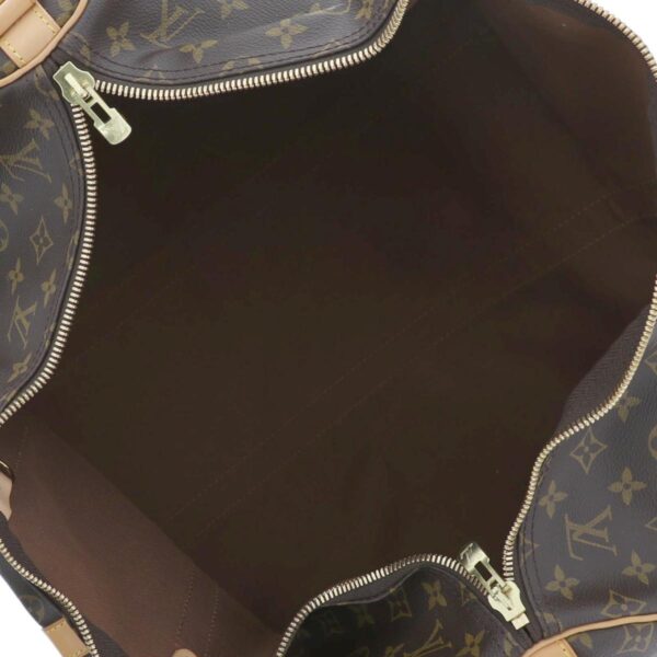 1240002017342 6 Louis Vuitton Keepall Bandolier 55 Bag Monogram