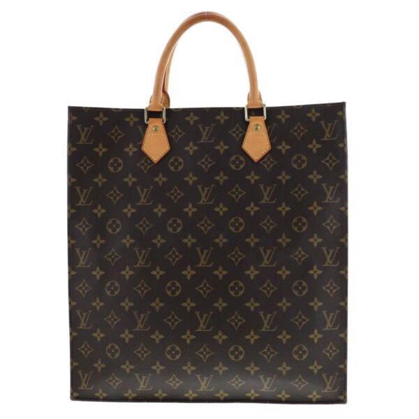 1240002017411 4 Louis Vuitton Sac Plat Tote Bag Monogram Brown