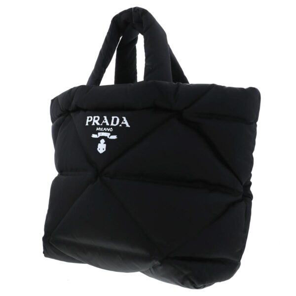 1240002017563 2 Prada Padded Re Nylon Tote Bag Black