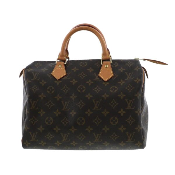 1240002018023 1 Louis Vuitton Speedy 30 Bag Handbag Monogram Brown