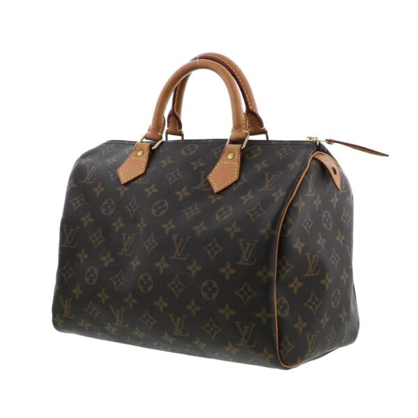 1240002018023 2 Louis Vuitton Speedy 30 Bag Handbag Monogram Brown