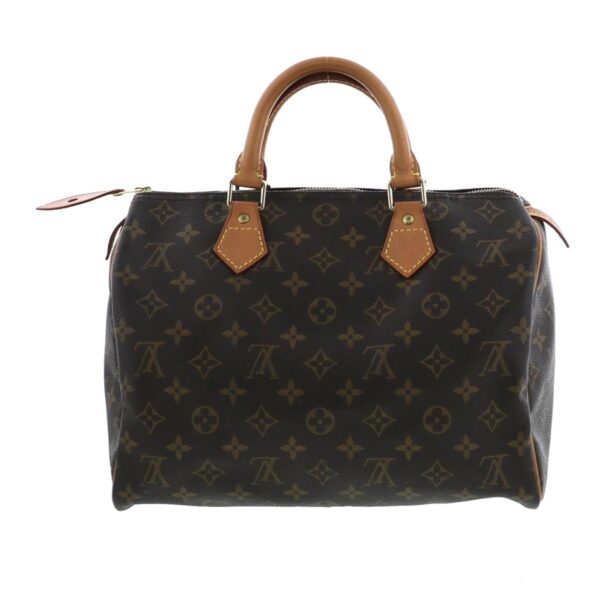 1240002018023 4 Louis Vuitton Speedy 30 Bag Handbag Monogram Brown